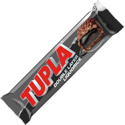 Tupla Double Layer Liquorice 48g Tupla Double Layer Liquorice 48g