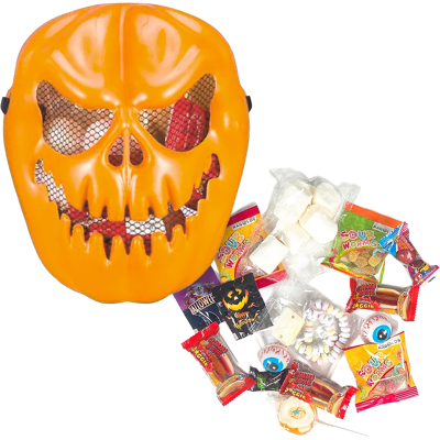 Halloween Candy Mask Orange 175g Halloween Candy Mask Orange 175g