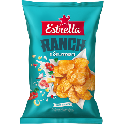 Estrella Ranch & Sourcream 175g Estrella Ranch & Sourcream 175g