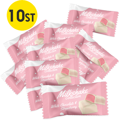 10st - Milkshake White Choco&strawberry 10st - Milkshake White Choco&strawberry
