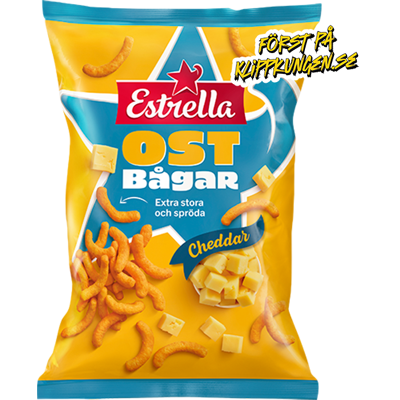Estrella Ostbågar Cheddar 210g Estrella Ostbågar Cheddar 210g