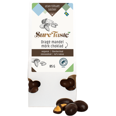 Drage Mandel Mörk Choklad 85g Drage Mandel Mörk Choklad 85g