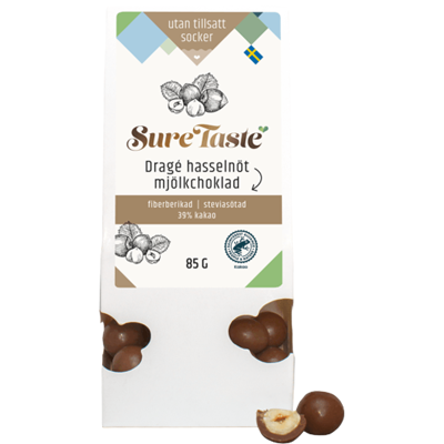 Drage Hasselnöt Mjölkchoklad 85g Drage Hasselnöt Mjölkchoklad 85g
