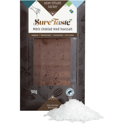 Chokladkaka Mörk Choklad Havssalt 90g Chokladkaka Mörk Choklad Havssalt 90g