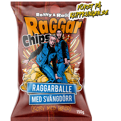 Raggarchips Raggarballe Svängdörr 150g Raggarchips Raggarballe Svängdörr 150g