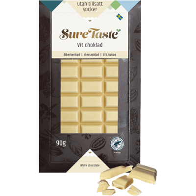 Sure Taste Vit Choklad 90g Sure Taste Vit Choklad 90g