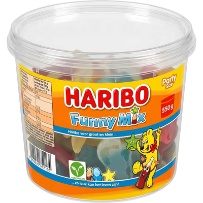 Haribo Funny Mix 550g Haribo Funny Mix 550g