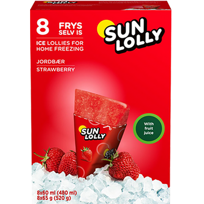Sun Lolly Jordgubb 8-Pack Sun Lolly Jordgubb 8-Pack
