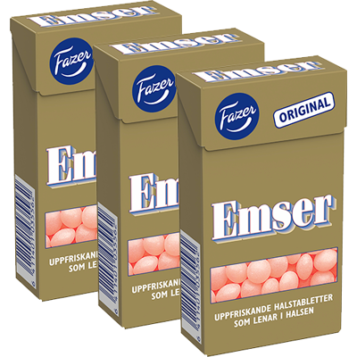 3st - Emser Tablettask 38g 3st - Emser Tablettask 38g