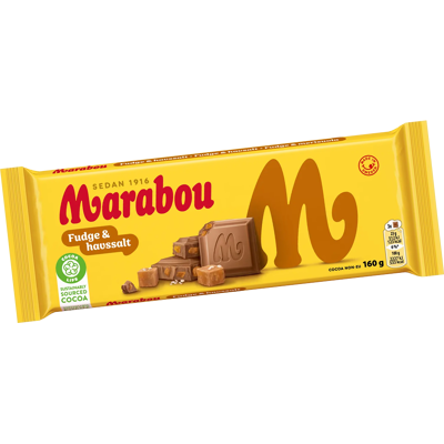Marabou Fudge Havssalt 160g Marabou Fudge Havssalt 160g