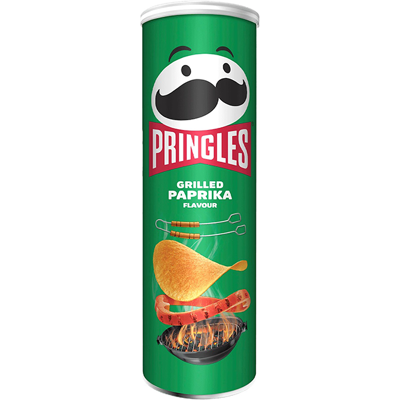 Pringles Grillad Paprika 165g Pringles Grillad Paprika 165g