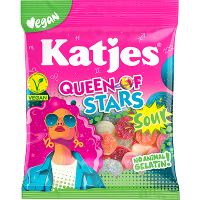 Katjes Astro Queen Of Stars 80g Katjes Astro Queen Of Stars 80g