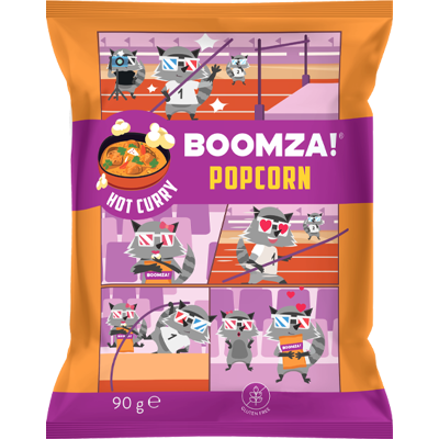 Boomza! Popcorn Hot Curry 90g Boomza! Popcorn Hot Curry 90g