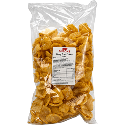 Hot Snacks Crispy Spicy Sourcream 150g Hot Snacks Crispy Spicy Sourcream 150g