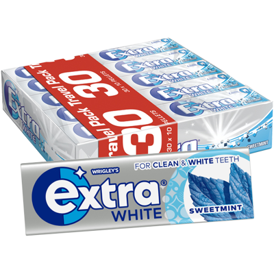Extra White Sweet Mint - 30-Pack Á 10st Extra White Sweet Mint - 30-Pack Á 10st
