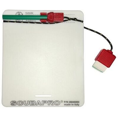 Scubapro Skrivplatta - med penna Scubapro Skrivplatta - med penna