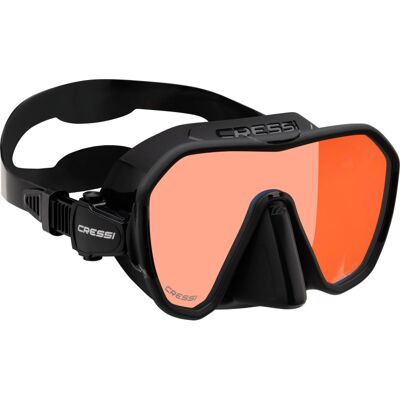 Cressi Z2S mask svart / blå / orange lins Cressi Z2S mask svart / blå / orange lins