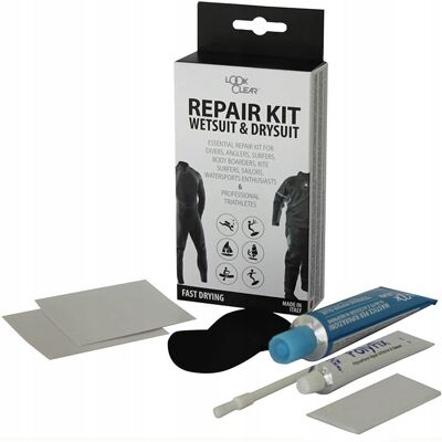Look Clear våtdräkt och torrdräkt reparationssats Look Clear våtdräkt och torrdräkt reparationssats
