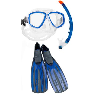 Diving 2000 Scubapro snorklingskit BRONS med Fenor Diving 2000 Scubapro snorklingskit BRONS med Fenor