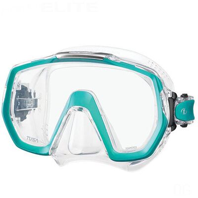 Tusa dykmask Freedom Elite Klar/turkos Tusa dykmask Freedom Elite Klar/turkos