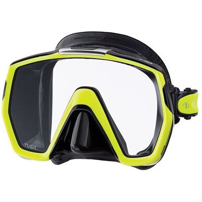 Tusa dykmask Freedom HD Svart/Gul Tusa dykmask Freedom HD Svart/Gul