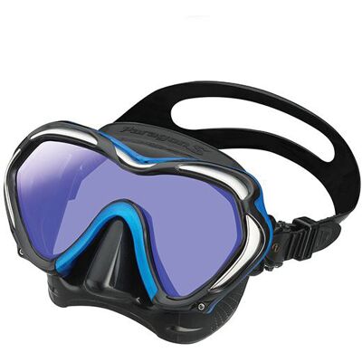 Tusa Paragon S Dykmask Svart/Blå Tusa Paragon S Dykmask Svart/Blå