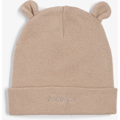 Viking Play Cotton Beanie Ears Beige 46-48 Viking Play Cotton Beanie Ears Beige 46-48