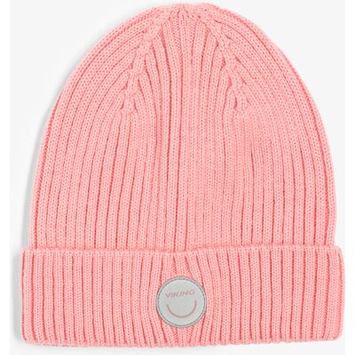 Viking Play Wool Rib Beanie Rosa 46-48 Viking Play Wool Rib Beanie Rosa 46-48