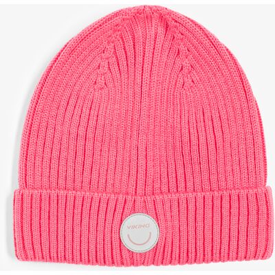 Viking Play Wool Rib Beanie Rosa 54-56 Viking Play Wool Rib Beanie Rosa 54-56
