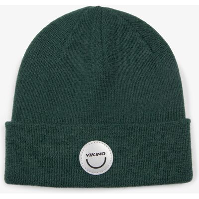 Viking Play Wool Beanie Reflex Grön 50-52 Viking Play Wool Beanie Reflex Grön 50-52