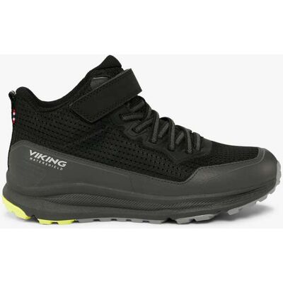 Viking Flow Mid WP 1V Svart 36 Viking Flow Mid WP 1V Svart 36