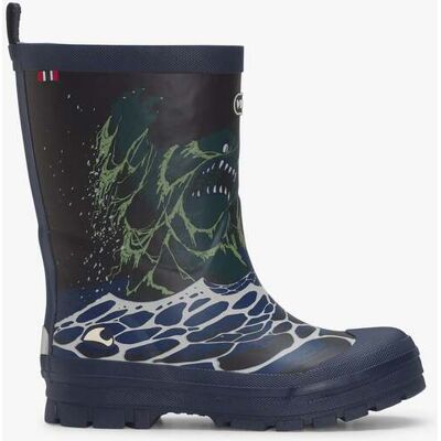 Viking Jolly Print Warm Blue/Multi Rubber Boot Blå 37 Viking Jolly Print Warm Blue/Multi Rubber Boot Blå 37