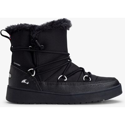 Viking Snofnugg Mid GTX Warm Black Svart 37 Viking Snofnugg Mid GTX Warm Black Svart 37