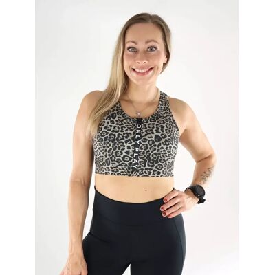 Only Play sport-bh Daisy2 svart/leopard Only Play sport-bh Daisy2 svart/leopard