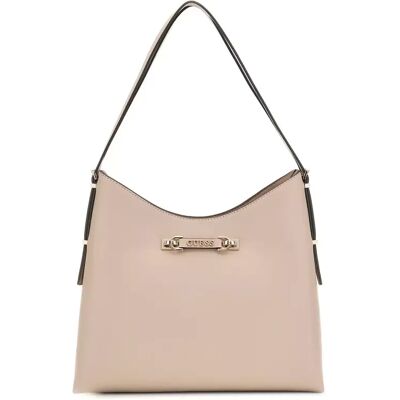Guess -väska Lefia enkelt taupe Guess -väska Lefia enkelt taupe