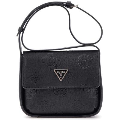 Guess axelväska Keandra Crossbody svart Guess axelväska Keandra Crossbody svart