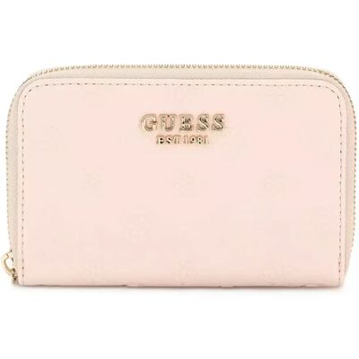 Guess präglad plånbok Phoebe SLG rosewater-logotyp Guess präglad plånbok Phoebe SLG rosewater-logotyp