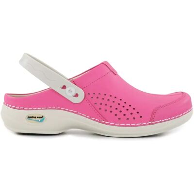 Nursing Care Maskintvättbara arbetsskor för vårdpersonal i äkta läder WG3AP09 Fuchsia Nursing Care Maskintvättbara arbetsskor för vårdpersonal i äkta läder WG3AP09 Fuchsia