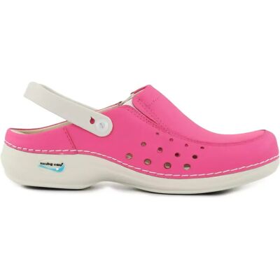 Nursing Care Maskintvättbara arbetsskor för vårdpersonal i äkta läder WG4AP09 Fuchsia Nursing Care Maskintvättbara arbetsskor för vårdpersonal i äkta läder WG4AP09 Fuchsia