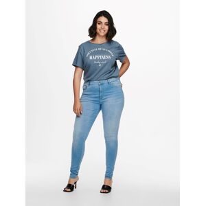 Only Carmakoma Jeans Augusta hw ljusblå Only Carmakoma Jeans Augusta hw ljusblå