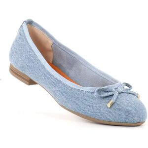 Marco Tozzi Ballerinas 22136-42 lt.blå jeans Marco Tozzi Ballerinas 22136-42 lt.blå jeans