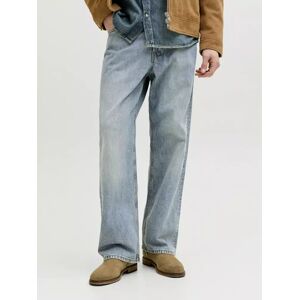 Jack&Jones herrjeans med vida ben JJITED AKM 287 blå denim/ljusblå Jack&Jones herrjeans med vida ben JJITED AKM 287 blå denim/ljusblå