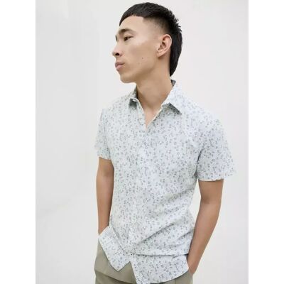 Jack&Jones kortärmad skjorta Blasummer vit Jack&Jones kortärmad skjorta Blasummer vit