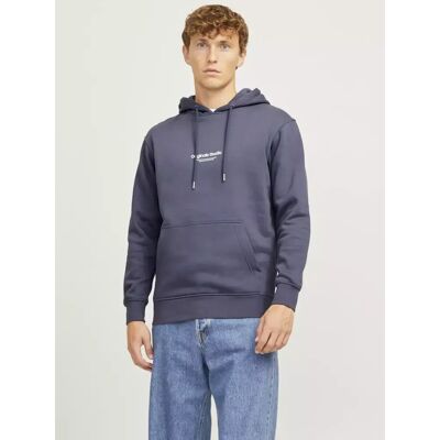 Jack&Jones luvtröja herr Vesterbro Sweat nattskugga blå Jack&Jones luvtröja herr Vesterbro Sweat nattskugga blå