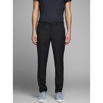 Jack&Jones Jack & Jones stretchiga kostymbyxor Slim fit Solaris svart Jack&Jones Jack & Jones stretchiga kostymbyxor Slim fit Solaris svart
