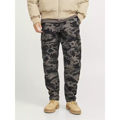 Jack&Jones herr Cargobyxor Kane Cargo grå/camo Jack&Jones herr Cargobyxor Kane Cargo grå/camo