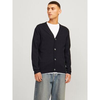 Jack&Jones herrkofta Stickad svart Jack&Jones herrkofta Stickad svart