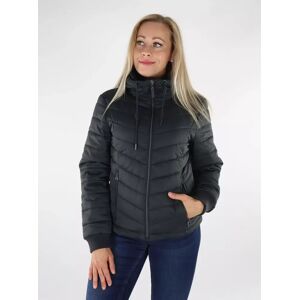 JDY Lätt quiltad jacka huva svart JDY Lätt quiltad jacka huva svart