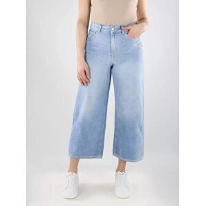 JJXX dam cropped jeans JXSANTIAGO Wide Crop ljusblå denim JJXX dam cropped jeans JXSANTIAGO Wide Crop ljusblå denim
