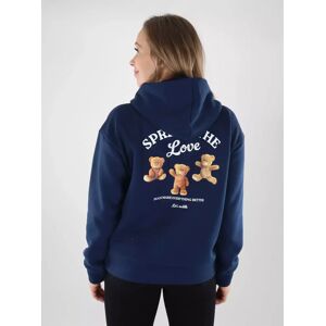 Only mönstrad hoodie naval academy/love Only mönstrad hoodie naval academy/love